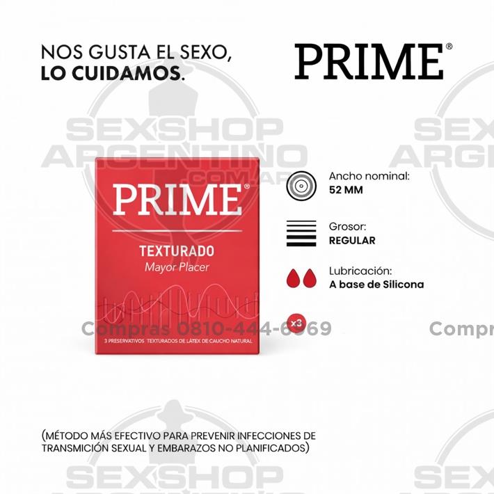Preservativo Prime Texturado